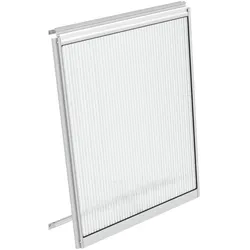 Vitavia Seitenfenster für Vitavia Gewächshäuser 6 mm Hohlkammerplatten Alu-blank eloxiert