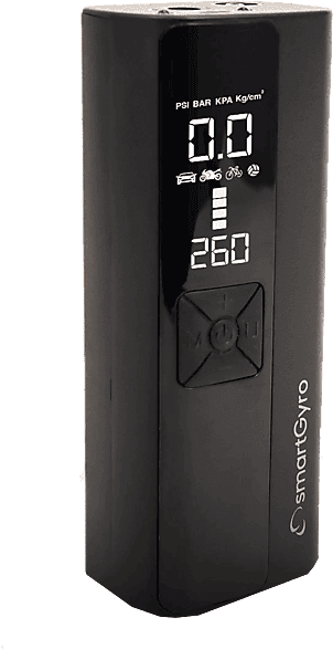 Accesorio patinete eléctrico - smartGyro SG27-342, Compresor portátil smart air pump, Negro