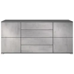 SIDEBOARD Rova Beton Oxid Optik