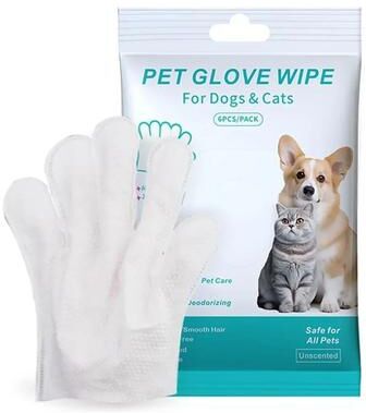 Uplifted Finds Rinse Free Pet Grooming Glove Wipes Rinse Free Pet Grooming Glove Wipes