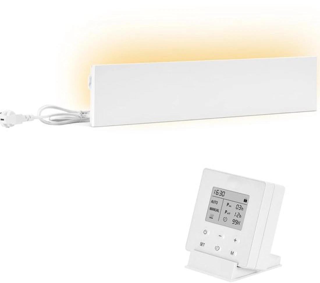Azomor Infraroodverwarming voor schimmelbestrijding in de badkamer met slimme timer