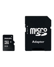 Philips FM08MP45B Flash-Speicherkarte microSDHC/SD-Adapter inbegriffen 8 GB Class 10 microSDHC UHS-I (FM08MP45B/00)