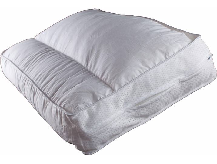 Nackenstützkissen JEKATEX Sweety , weiss (weiß), B:30cm H:16,5cm L:70cm, Bezug: 100% Baumwolle. Füllung: 100% Polyester, Kopfkissen, Nackenstützkissen, komplettes Nackenstützkissen bis zu 40C waschbar