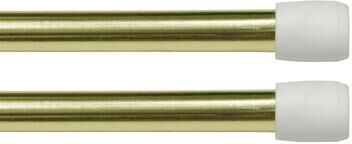 "Kenney Fast Fit No Tools 7/16"" Spring Tension Rod, 2-Pack"