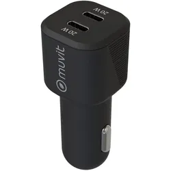 Muvit MCDCC0012, Auto Adapter, Schwarz