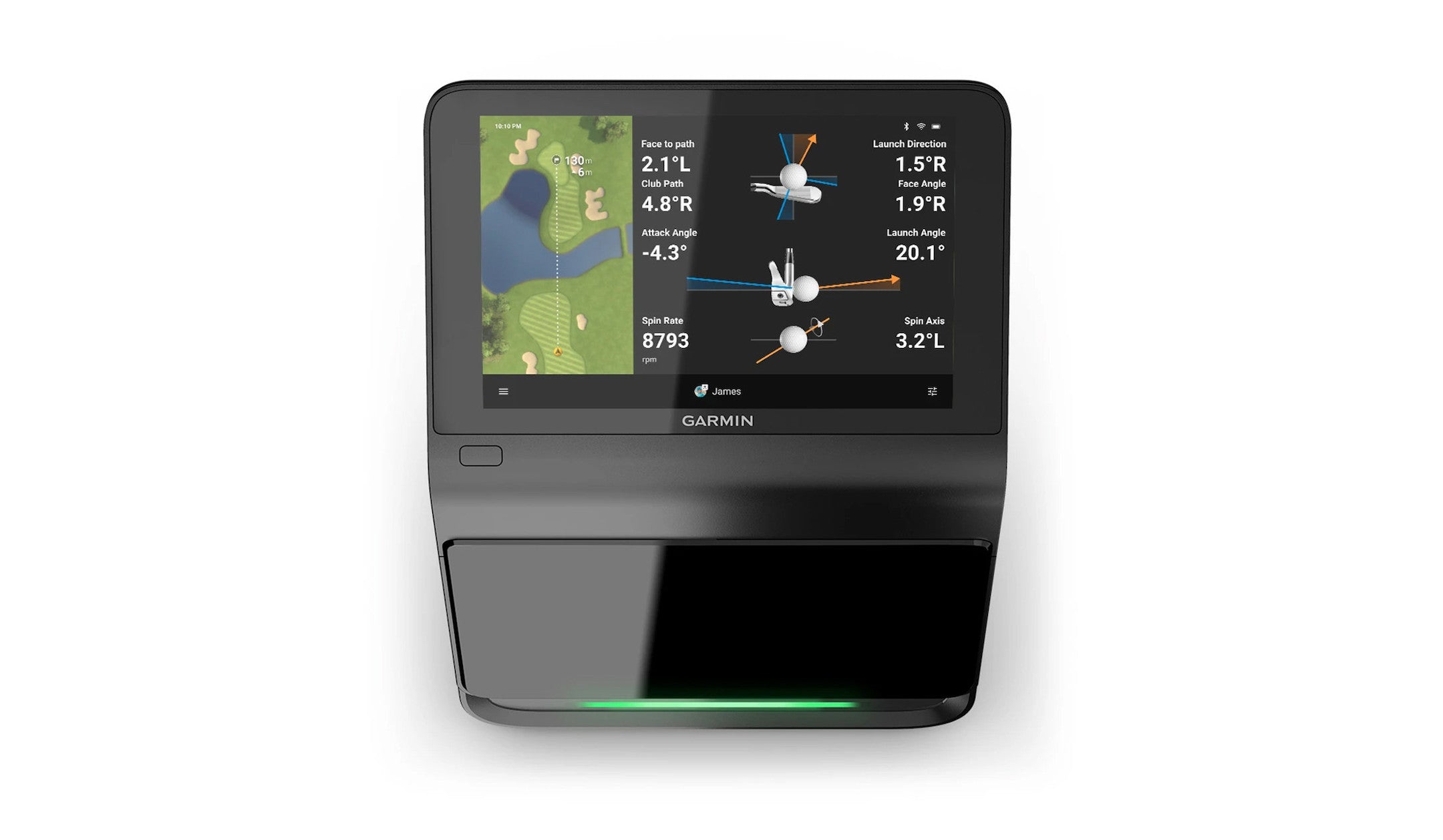 Garmin Approach R50 - Premium Launch Monitor und Golf Simulator mit präzisen Messdaten für Training und Spielanalyse