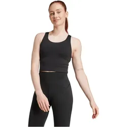 adidas All Me Mid Support Sport-BH Damen JL5523 - black XXS