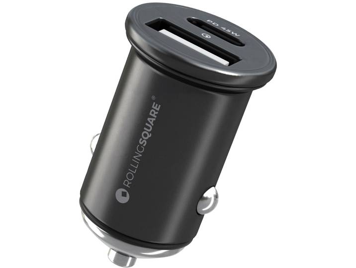 Rolling Square Car Charger 45W - Farbe: schwarz