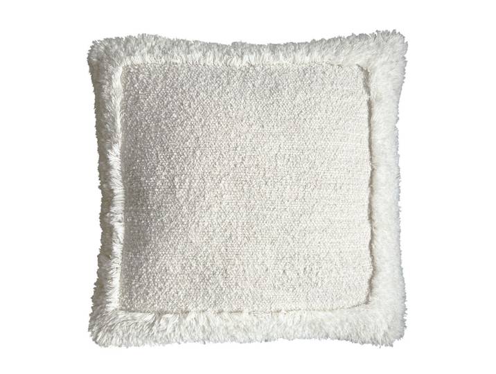 Coussin blanc cassé 90x90