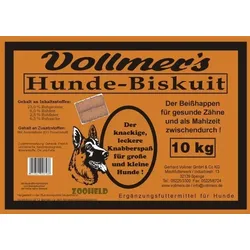 Vollmers Biskuit | 10kg Hundesnack zur Gebissstärkung