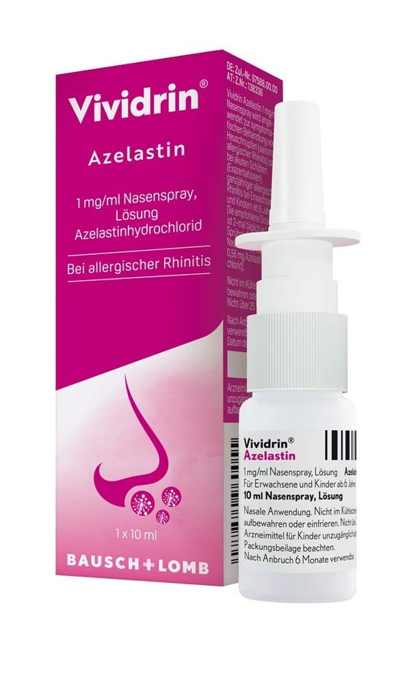 Vividrin Azelastin 1 mg/ml Nasenspray Lösung 10 ml