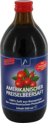 Avitale GmbH PREISELBEER Saft amerikanisch 500 ml 03676465