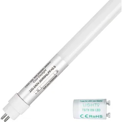Lighto | LED-Leuchtstoffröhre | T5 | 9W | 60cm | 865 Tageslicht | ersetzt 14W Leuchtstoffröhre | Konventionelle EM