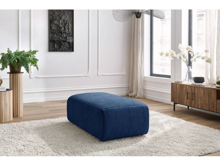 Pouf petit JEANNE tissu texturé