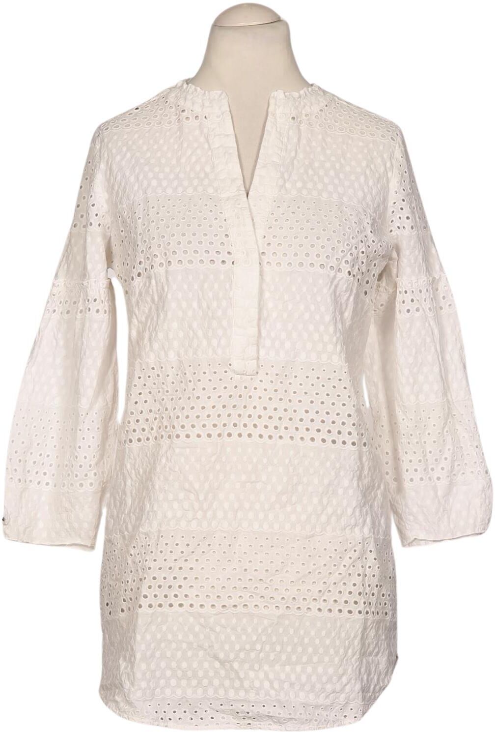 Herzensangelegenheit Damen Bluse, Weiß, Gr. EU 42, Baumwolle - Second Hand