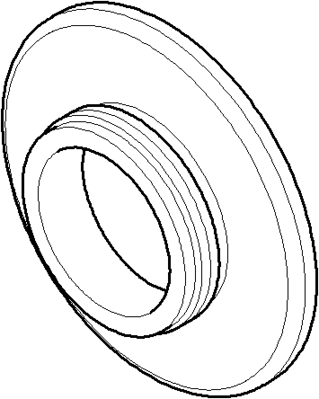 Dornbracht Rosette Unterteil 092748024-00 chrom