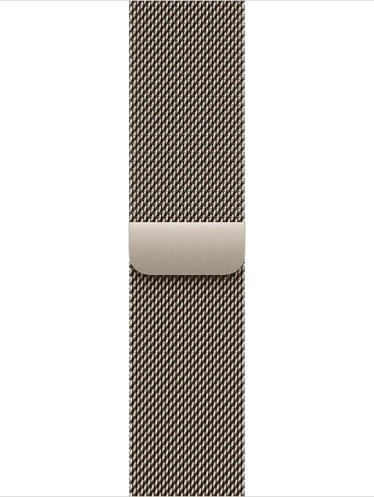 Apple Watch 42mm Milanaise Armband Natur