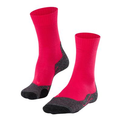 Wandersocken FALKE "TK2 Explore", Damen, Gr. 41-42, Sockengröße, rosa (rose), Materialmix, Socken, atmungsaktives Funktionsmaterial, mit hoher Feuchtigkeitsaufnahme