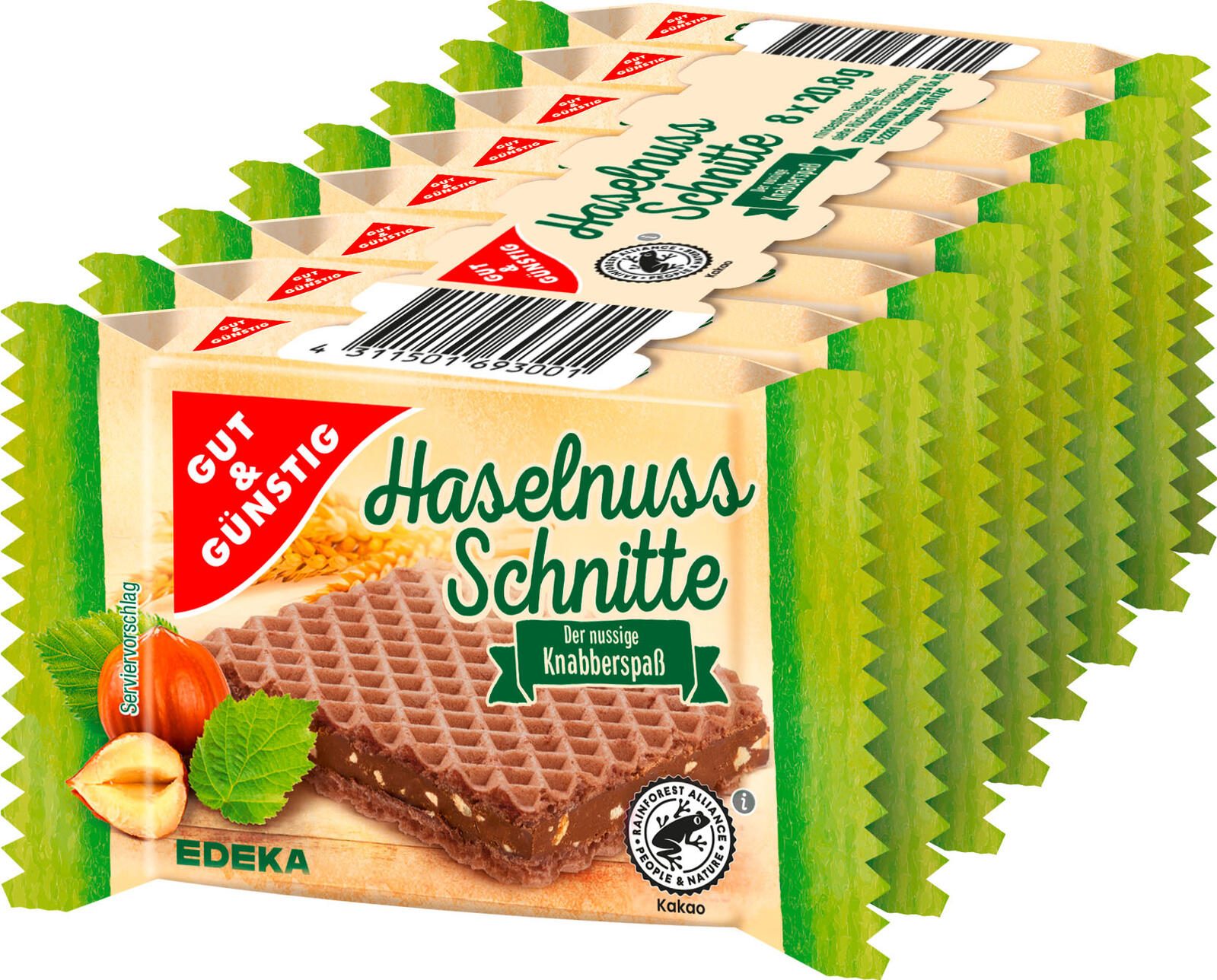 GUT&GÜNSTIG Haselnuss-Schnitte 4383048006