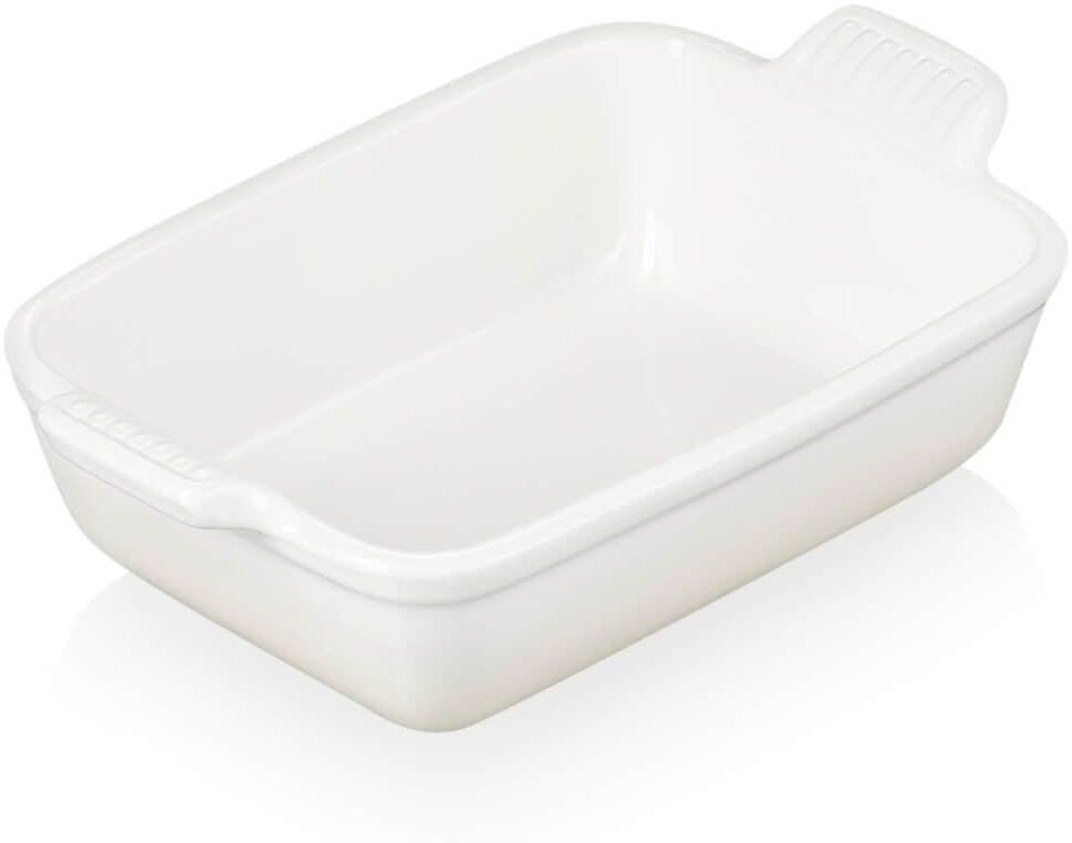 Le Creuset Stoneware Heritage 19cm Rectangular Deep Dish - Meringue