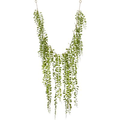 Kunstgirlande CREATIV GREEN "Columneagirlande", grün, L:180cm, Obermaterial: 100% Kunststoff, Kunstpflanzen, mit naturgetreu gestaltetem Blattwerk