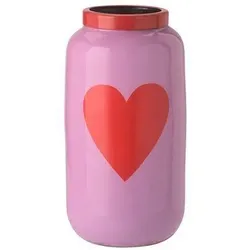 Vase Saigon XXS Herz pink/gold