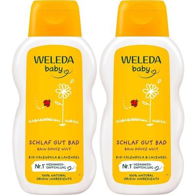 Weleda Calendula Schlaf Gut Bad x2 2x200 ml