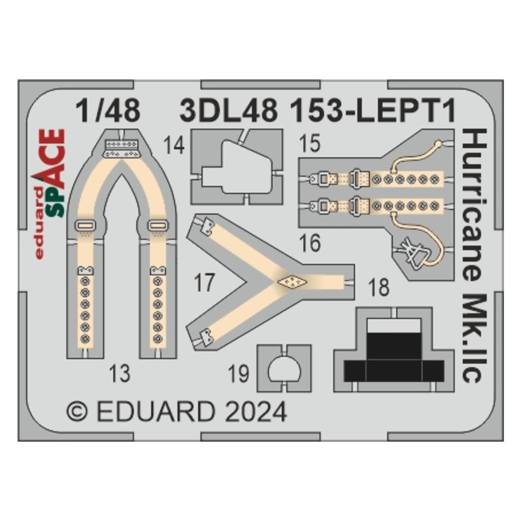 Eduard Hurricane Mk.IIc SPACE 1/48 (3DL48153)