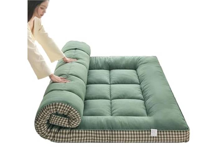 WNRLL 05,150x200cm(59x79 inch), Japanische Bodenmatratze, Verbesserte Dicke Faltbare Matratze Futon Schlafsofa Klappbare Bodenmatratze Tatami Matratze, rutschfest und atmungsaktiv