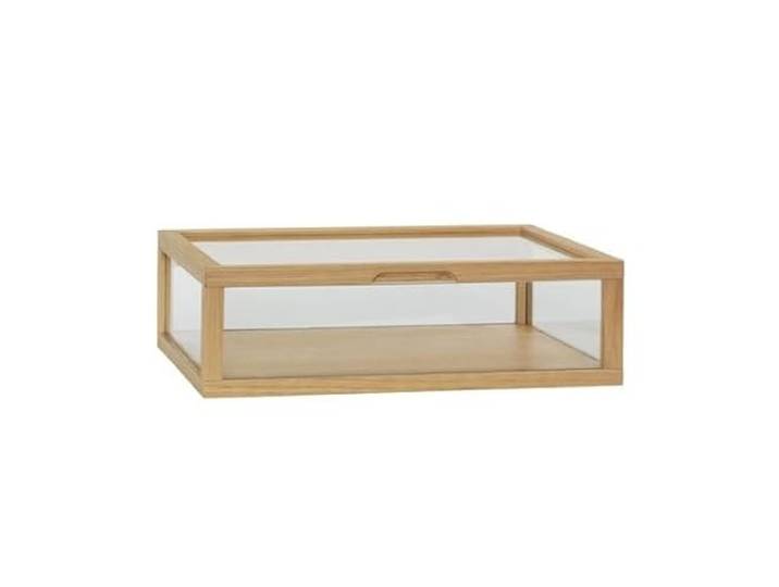 Hubsch Kleine Display Eiken & Glazen Doos