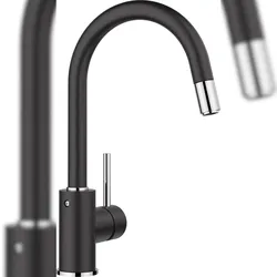 BLANCO GmbH + Co KG BLANCO MIDA-S Küchenarmatur Wasserhahn Hochdruck anthrazit Schlauchbrause