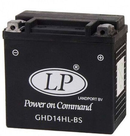 Landport Batteria Per Moto Modello GHD14HL-BS Con Tecnologia Gel