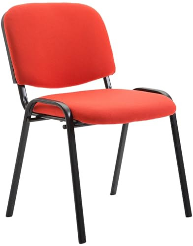 CLP Ken Eetkamerstoel - Rood - Stof
