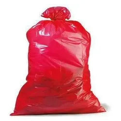 Transpak Müllsack Premium Inhalt 120l Masse 700x1100mm Stärke 45μ PE rot, Abfallsack, Rot