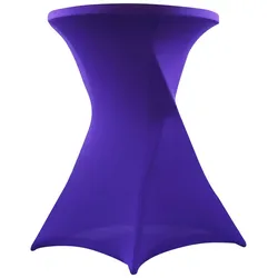 Oviala Business Violette Husse für Stehtisch 110x80 cm - Oviala