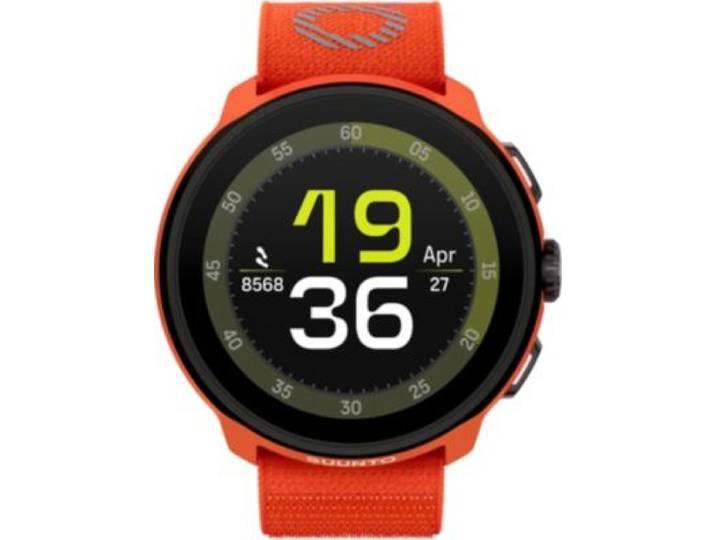Suunto - Montre Sport Run Coral Orange With Bracelet Silicone