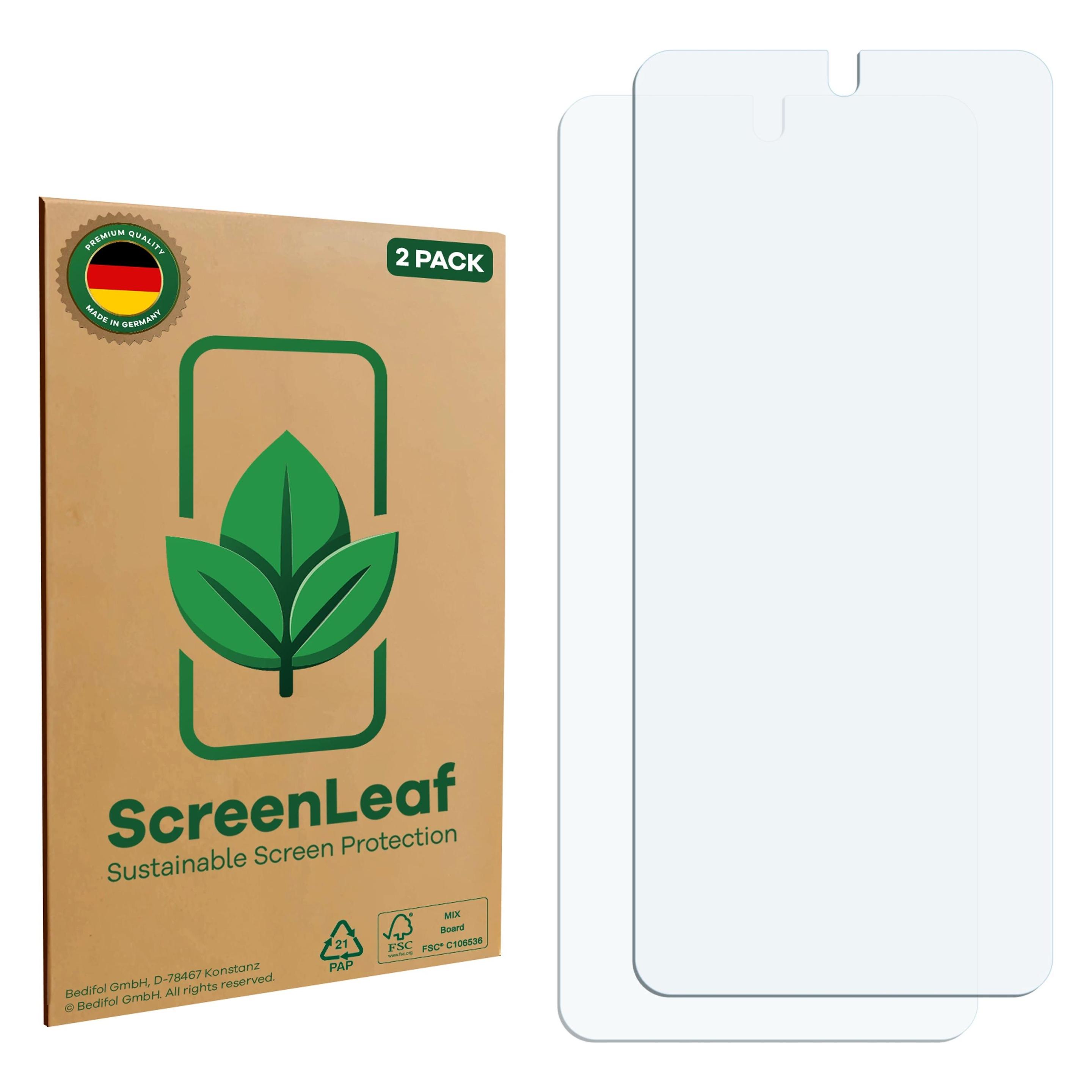 ScreenLeaf Schutzfolie für Oppo A40 Displayschutz Display Schutz Folie Klar Transparent (2 Stk., Oppo A40) (6159633)