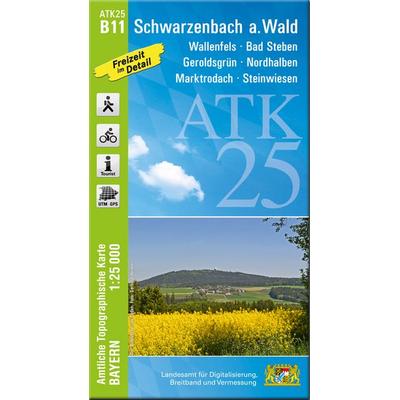 ATK25-B11 Schwarzenbach a.Wald (Amtliche Topographische Karte 1:25000), Sonstige von , Landesamt für Digitalisierung, Breitband und Vermessung,