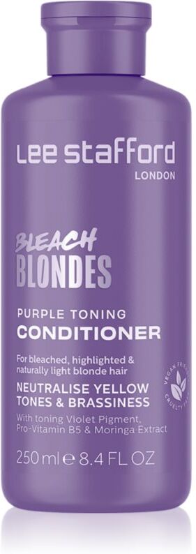 Lee Stafford Bleach Blondes Toning Conditioner soin démêlant correcteur couleur pour cheveux blonds et méchés 250 ml
