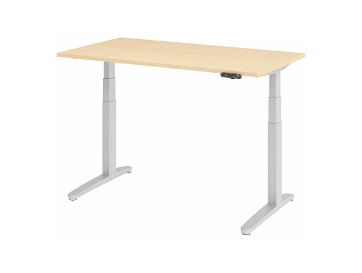 XBHM 14 SS Schreibtisch elektrisch höhenverstellbar Ahorn