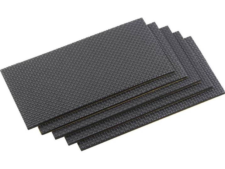 Metafranc WU0645726 Meubelmat Zelfklevend Zwart (l x b) 200 mm x 100 mm 1 set(s)