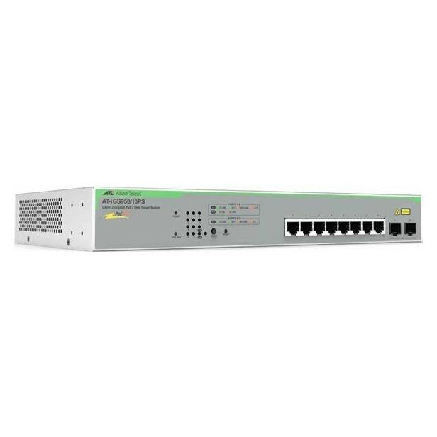 Allied Telesis 1000BASE-T X 8 + 1000BASE-X (10 Ports) (AT-IGS950/10PS-950)