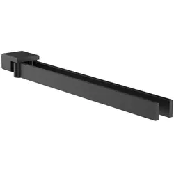 emco loft Handtuchhalter, zweiarmig, schwenkbar, 337mm, 055013331, Farbe: Schwarz