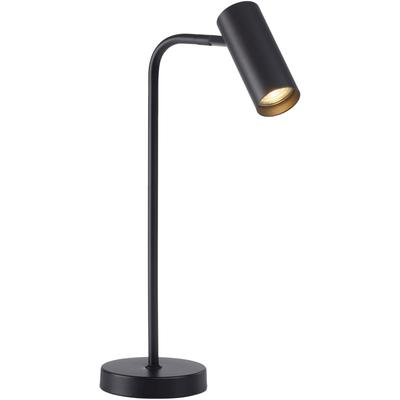 LED Tischleuchte "RIK", schwarz, 1, Ø 13cm H: 47,5cm, 1 Stk., SCHÖNER WOHNEN-KOLLEKTION, Leuchten, SCHÖNER WOHNEN Kollektion, dreh- und schwenkbar, LED Tischleuchte