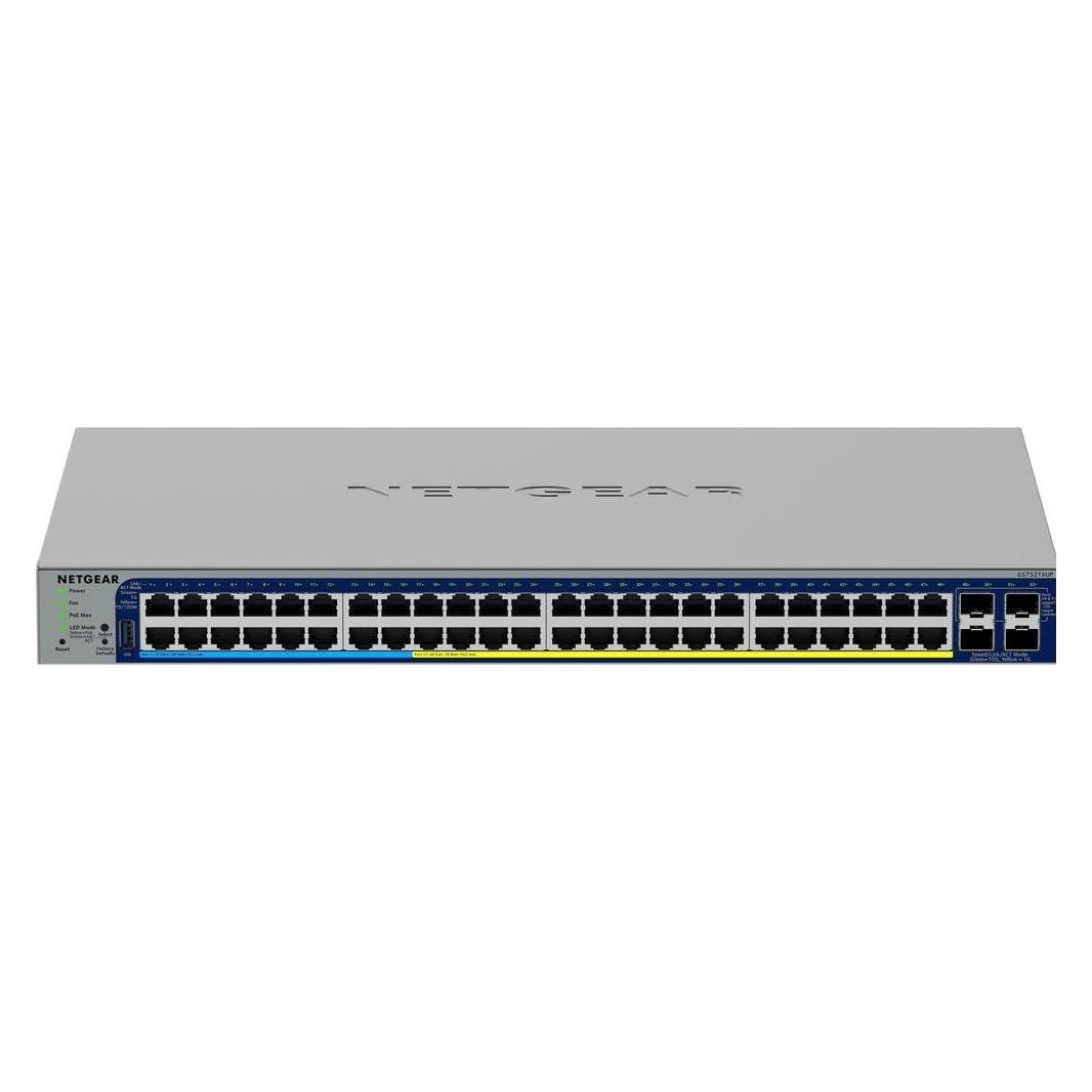 Netgear 48 Port Gigabit Smart Switch, 640W PoE++ (52 Ports) (GS752TXUP-300EUS)