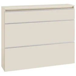 Dmora Marconi - Schuhregal, 120x27x108h cm Beige, 16 Paar Made in Italy