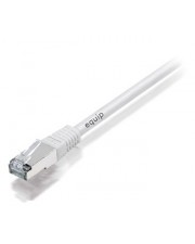equip Patch-Kabel RJ-45 M bis M 10 m FTP CAT 6a geformt weiß (605616)