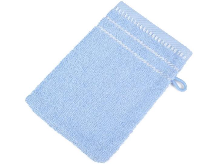 Waschhandschuh GÖZZE Berlin , blau (bleu), B:17cm L:24cm, Frottier, Handtücher, Waschhandschuh