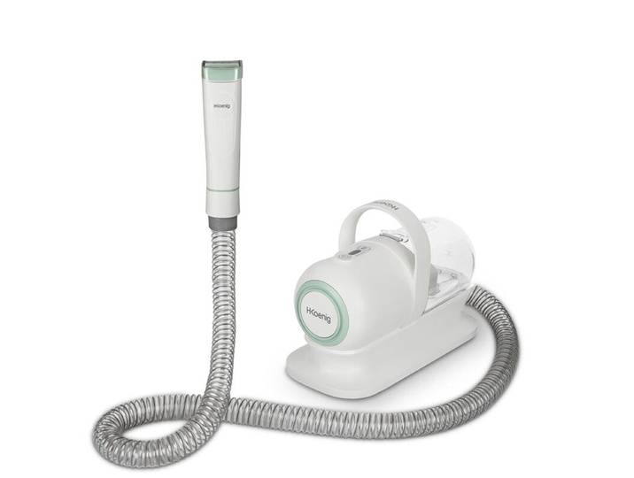 Aspirateur à main pour toilettage animaux HKoenig PAW400 300 W Blanc