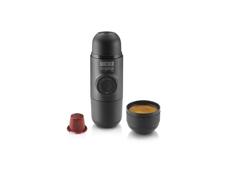 Reisekaffeemaschine WACACO Minipresso NS , schwarz, B:6cm H:17,5cm T:7cm, Kaffeemaschinen, Reisekaffeemaschine